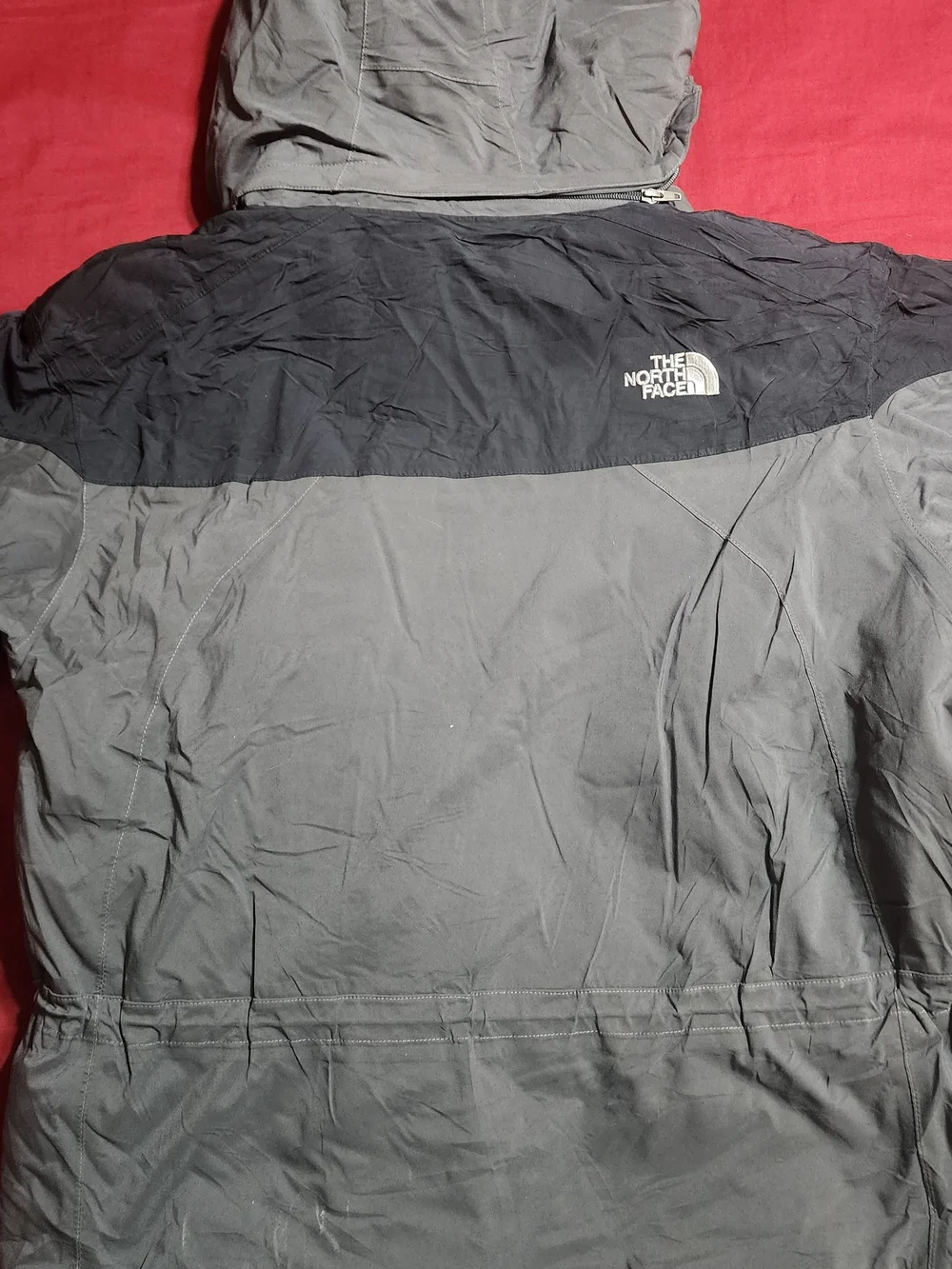 The North Face Men’s Gray & Black HyVent Insulated Hooded Jacket